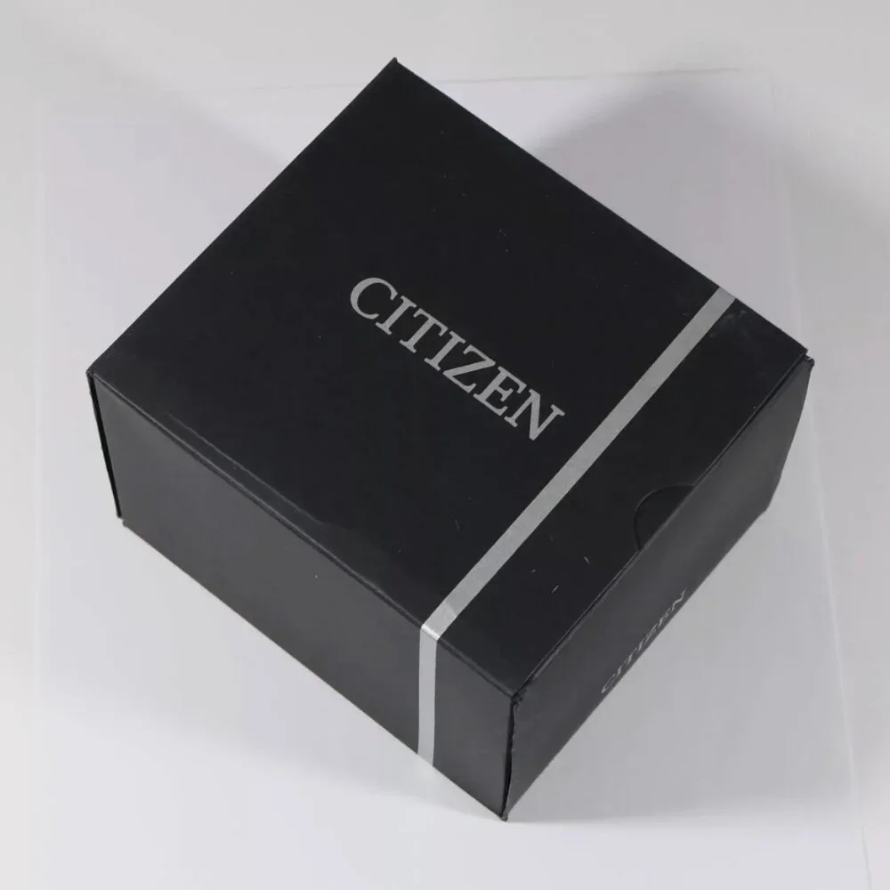 Citizen Rose Gold Tone Leather Strap Men's Chronograph Watch